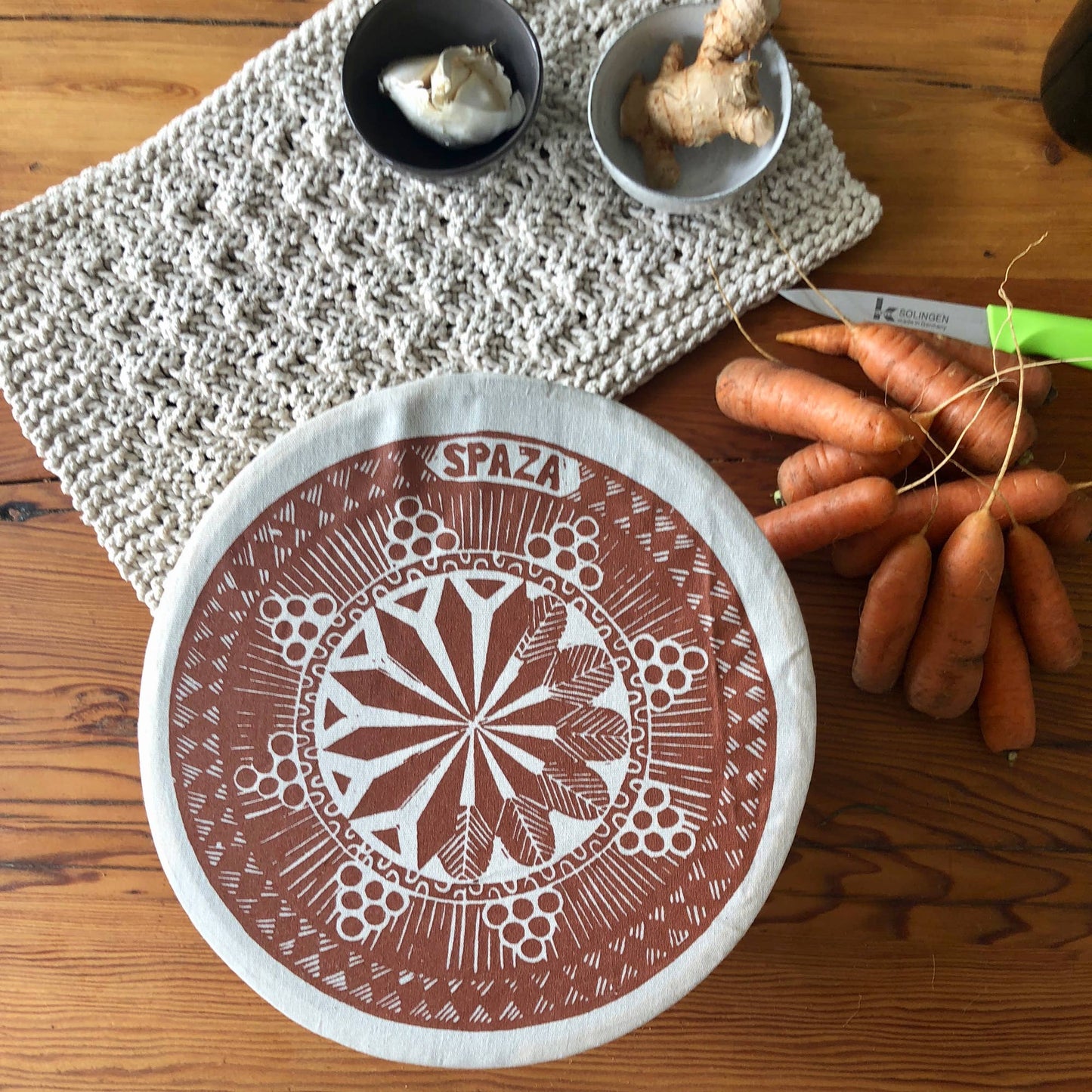 Safari Print Dish and Bowl Cover - Medium