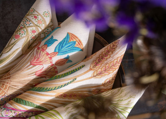 Papyro Set of 4 Linen Napkins