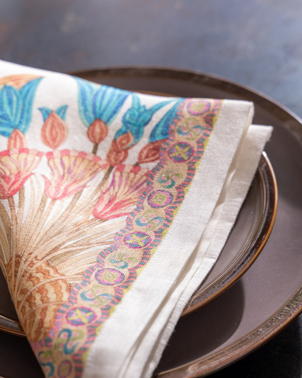 Papyro Set of 4 Linen Napkins