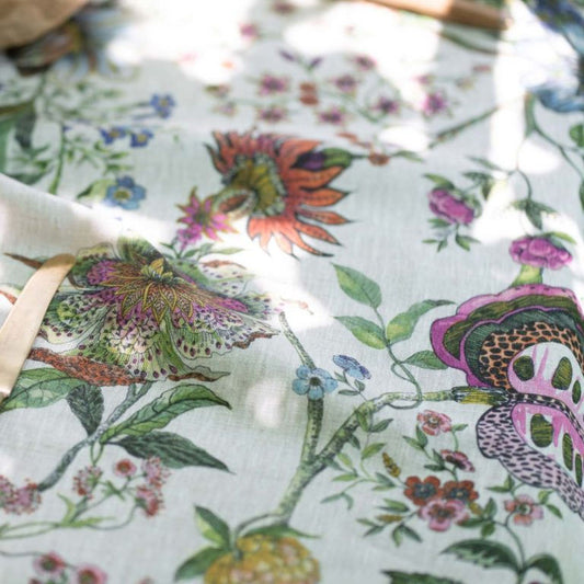 Biloba Linen Tablecloth