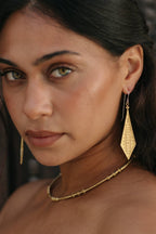 Izara Earrings | Brass 
