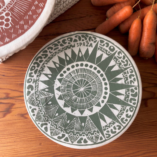 Safari Print Dish and Bowl Cover - Small