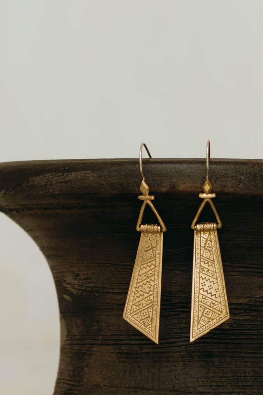 Zahi Earrings | Brass