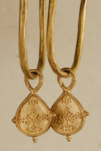 Nahla Hoops | Brass / 22k Gold Plated