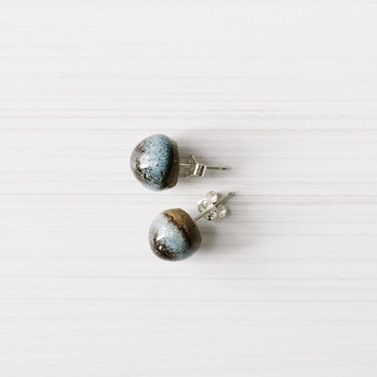 Ink Acorn Studs