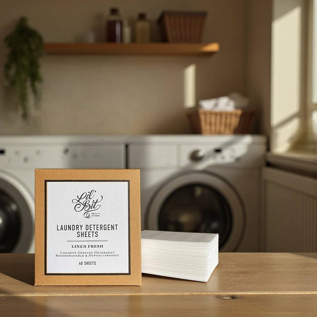 Laundry Detergent Sheets - Fresh Linen (40) Plant Based