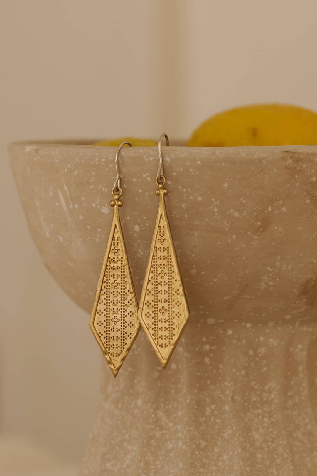 Izara Earrings | Brass 