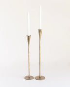 Phoenix Hand Forged Iron Candle Stands | Set of 2