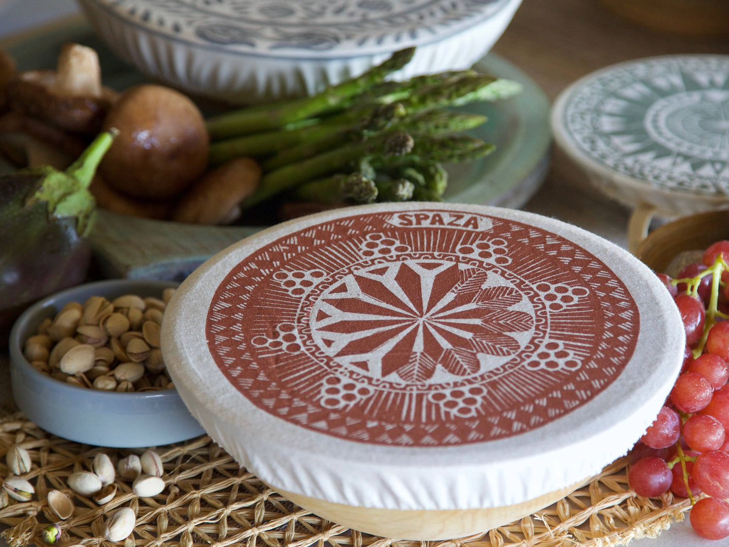 Safari Print Dish and Bowl Cover - Medium