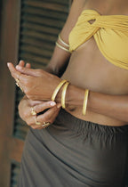 Najma Bangle Set | Brass 