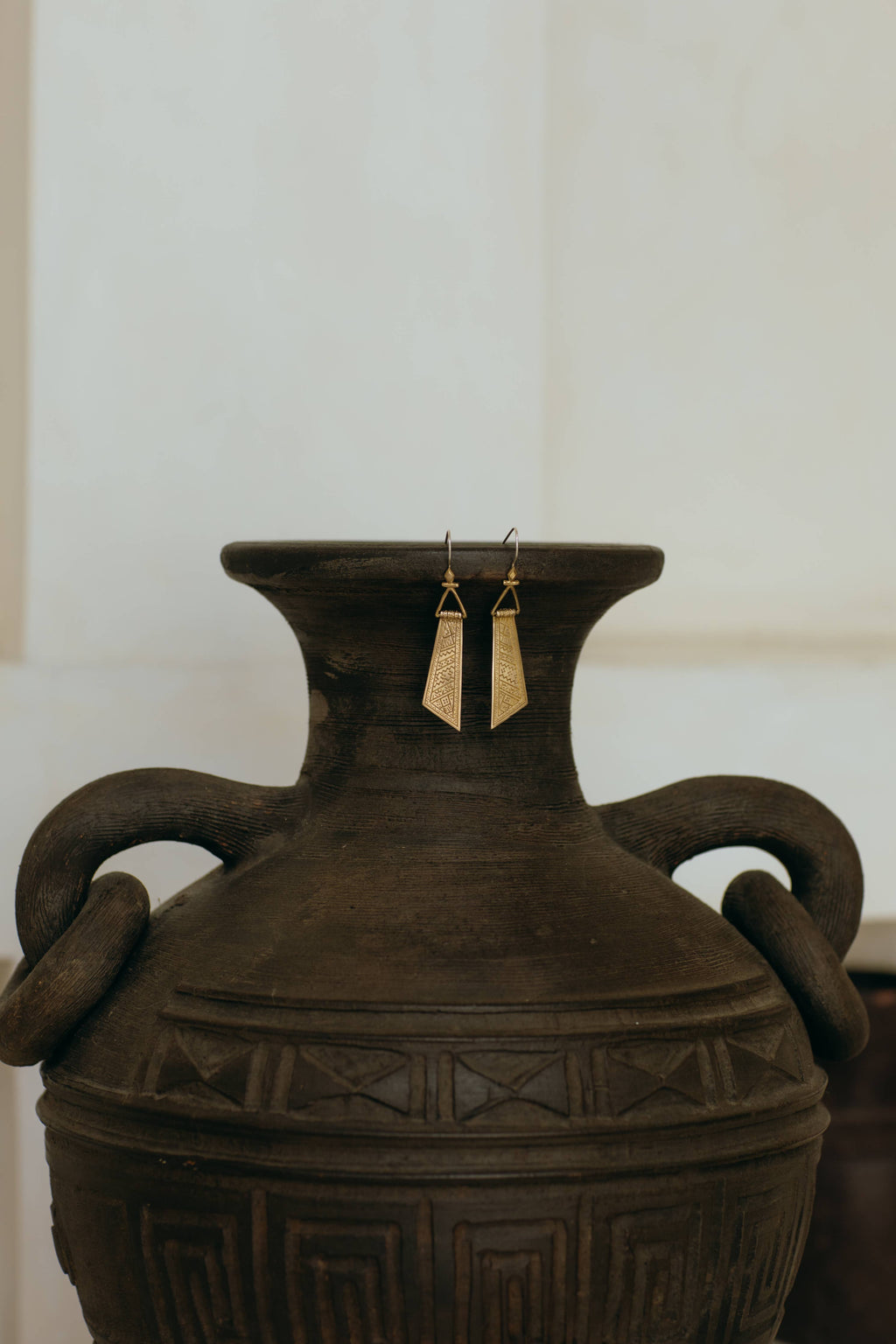 Zahi Earrings | Brass