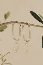 Nalini Hoops | Silver Plated 