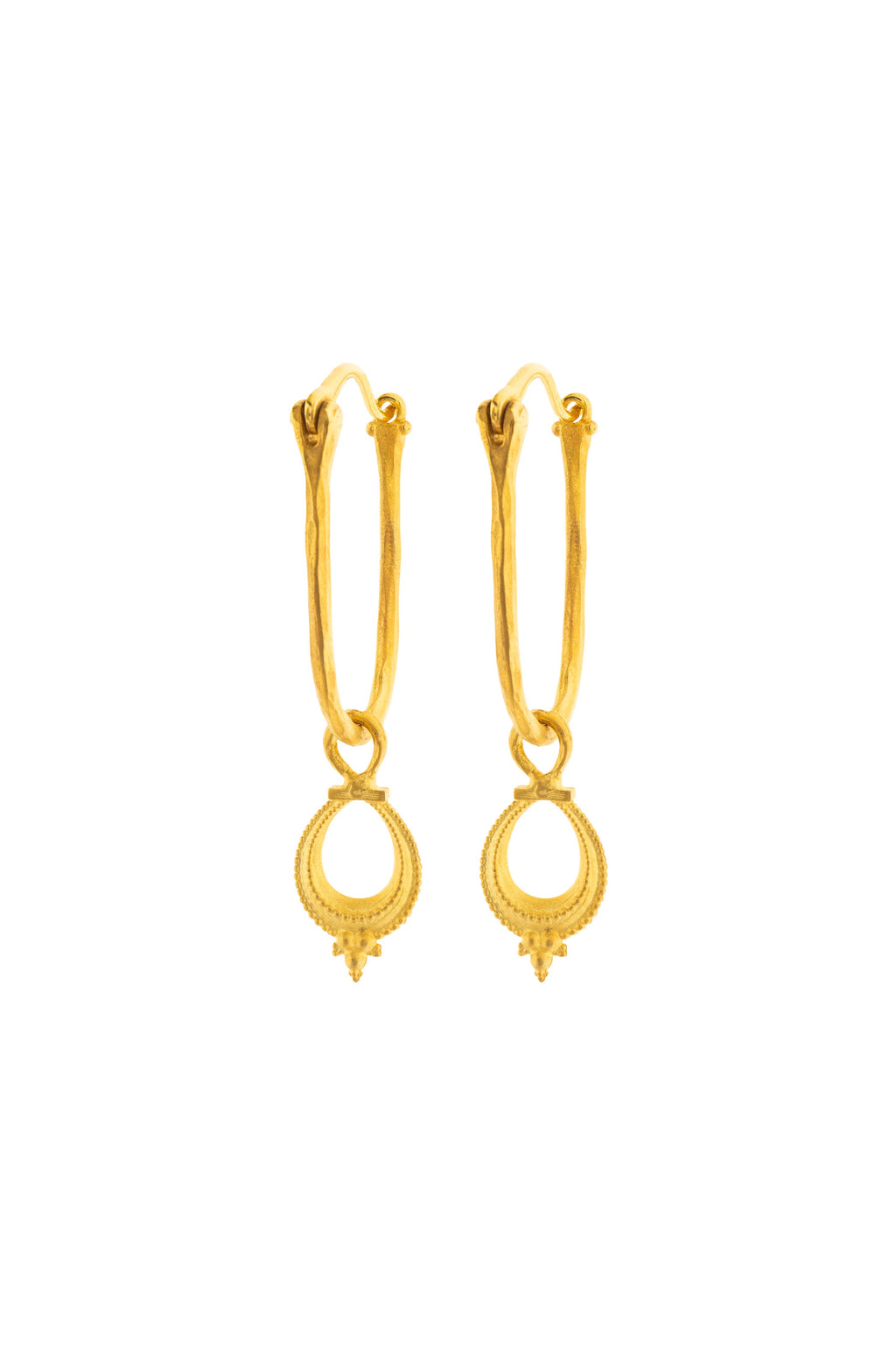 Nalini Hoops | 22k Gold Plated 