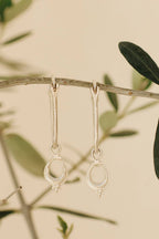 Nalini Hoops | Silver Plated 