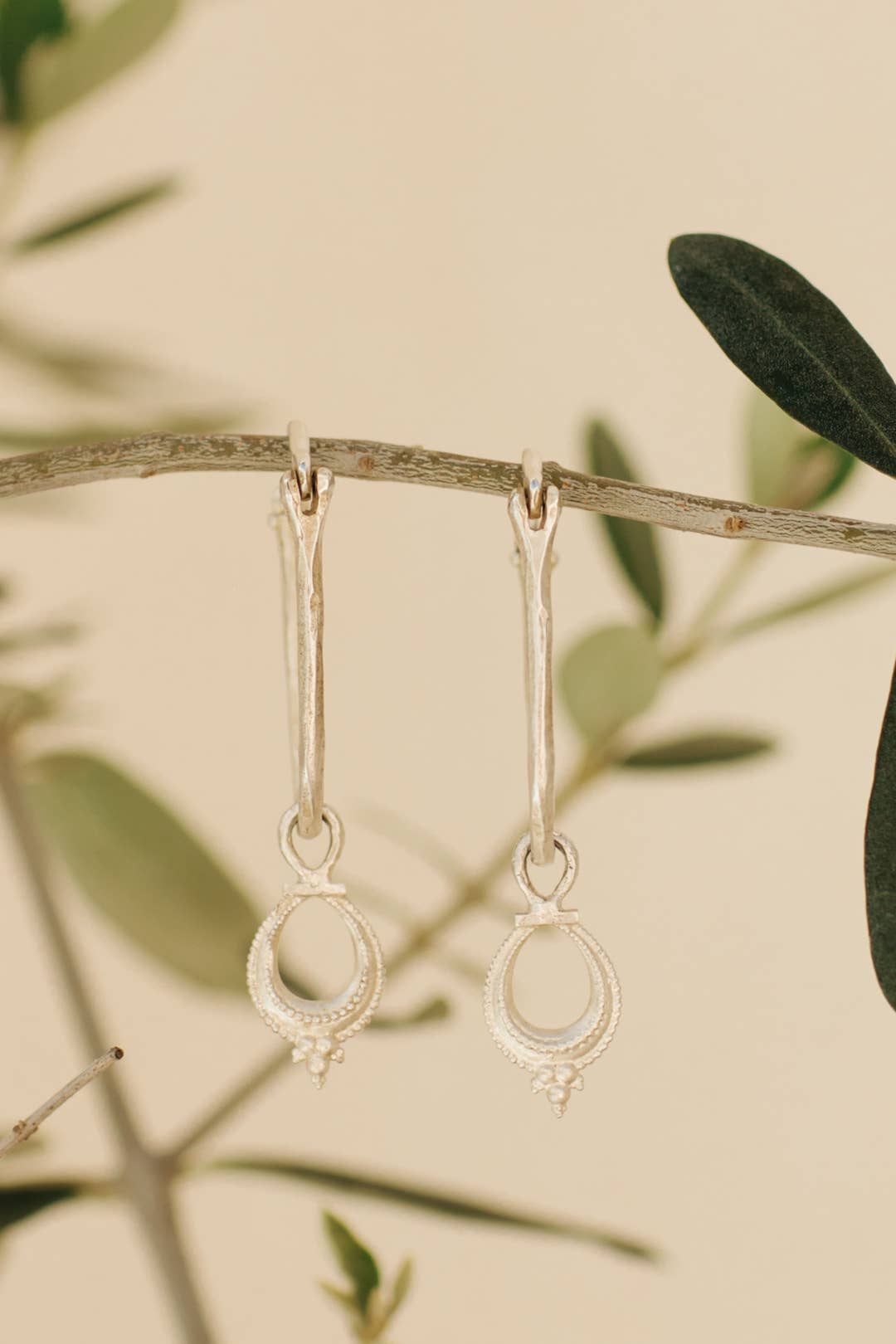 Nalini Hoops | Silver Plated 