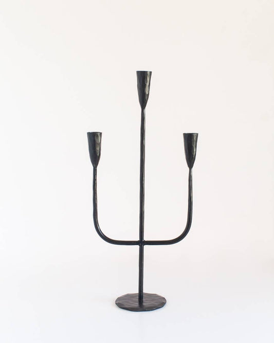 Hand Forged Iron Candelabra