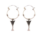 Nidra Hoop | White Brass