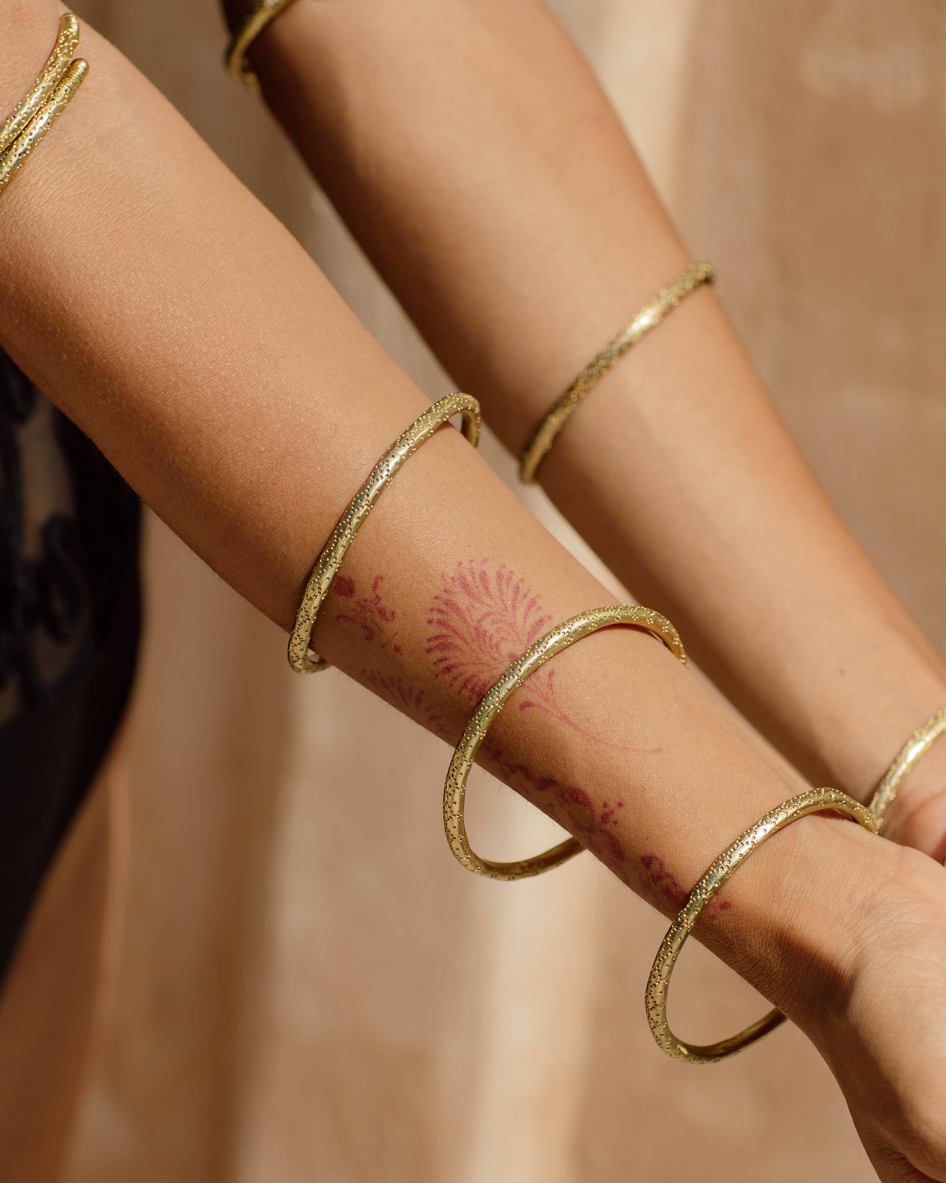 Shivani Bangle Set | Brass