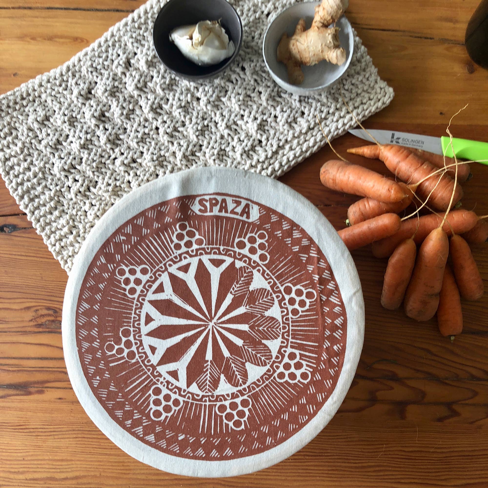 Safari Print Dish and Bowl Cover | Medium