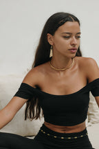 Zahi Earrings | Brass