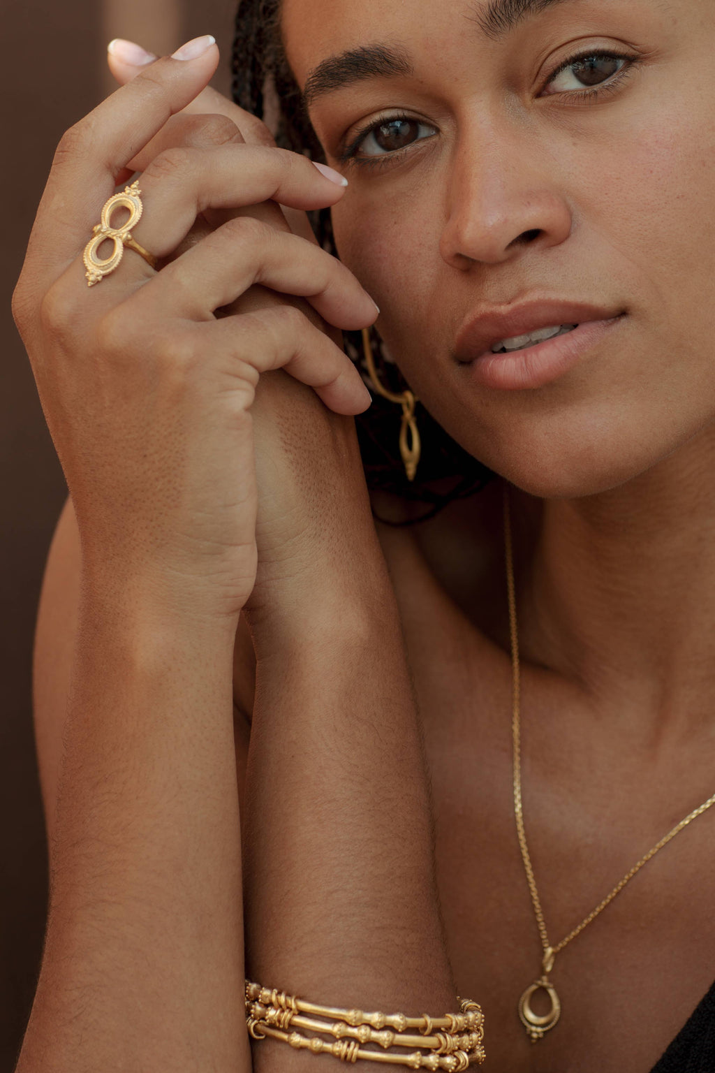 Nalini Necklace | 22k Gold Plated 