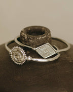 Kya Cuff | White Brass