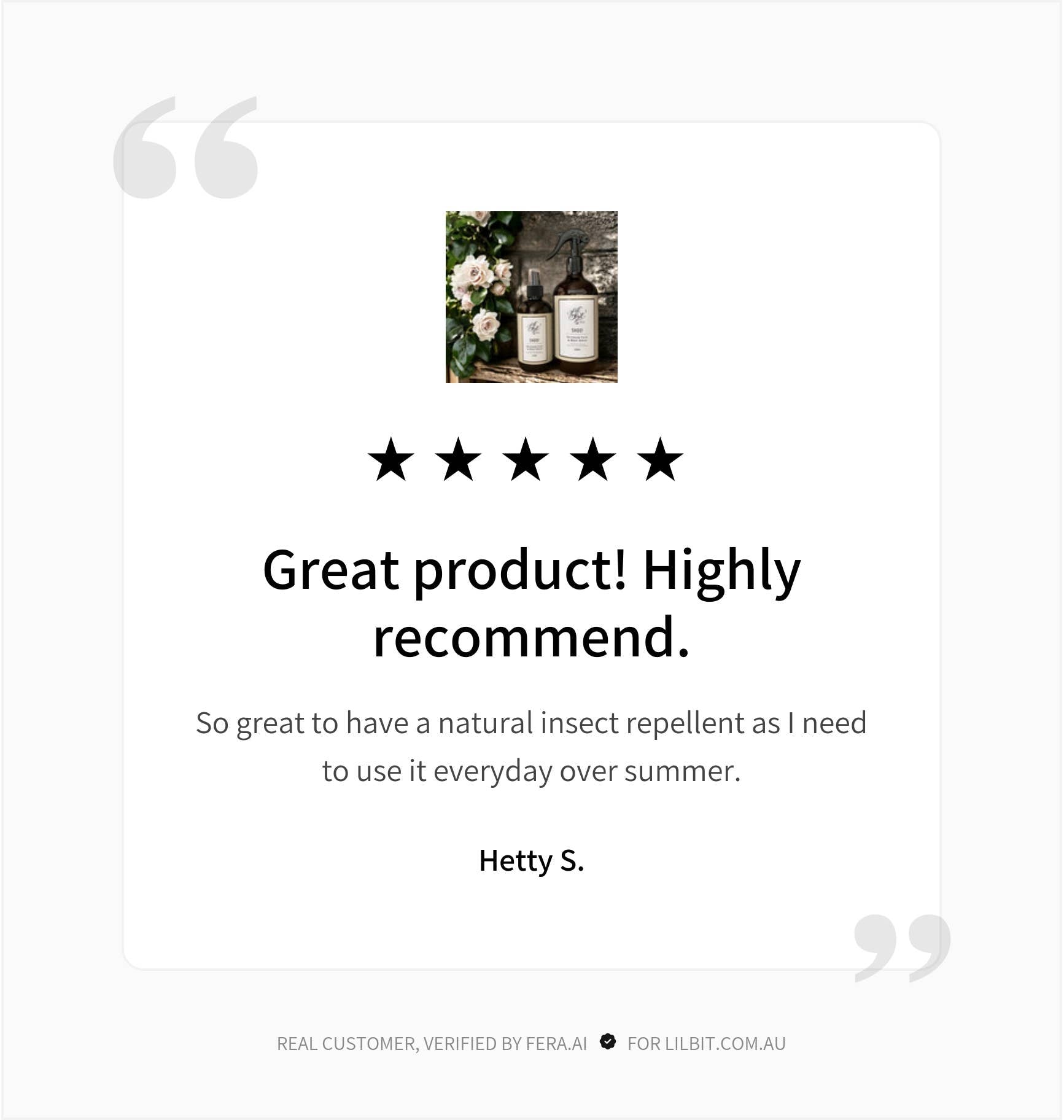 Shoo! Natural Insect Protection Spray 250ml