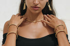 Zahi Earrings | Brass