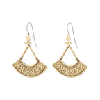 Sienna Earrings | Brass