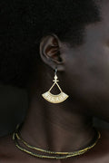 Sienna Earrings | Brass