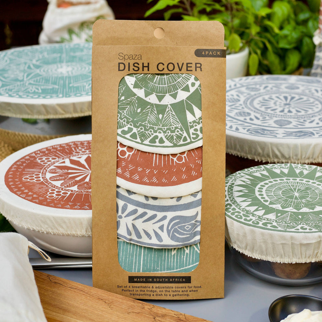 Safari Print Dish and Bowl Cover | Set of 4