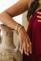 Najma Bangle Set | Brass 