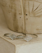 Kya Cuff | White Brass