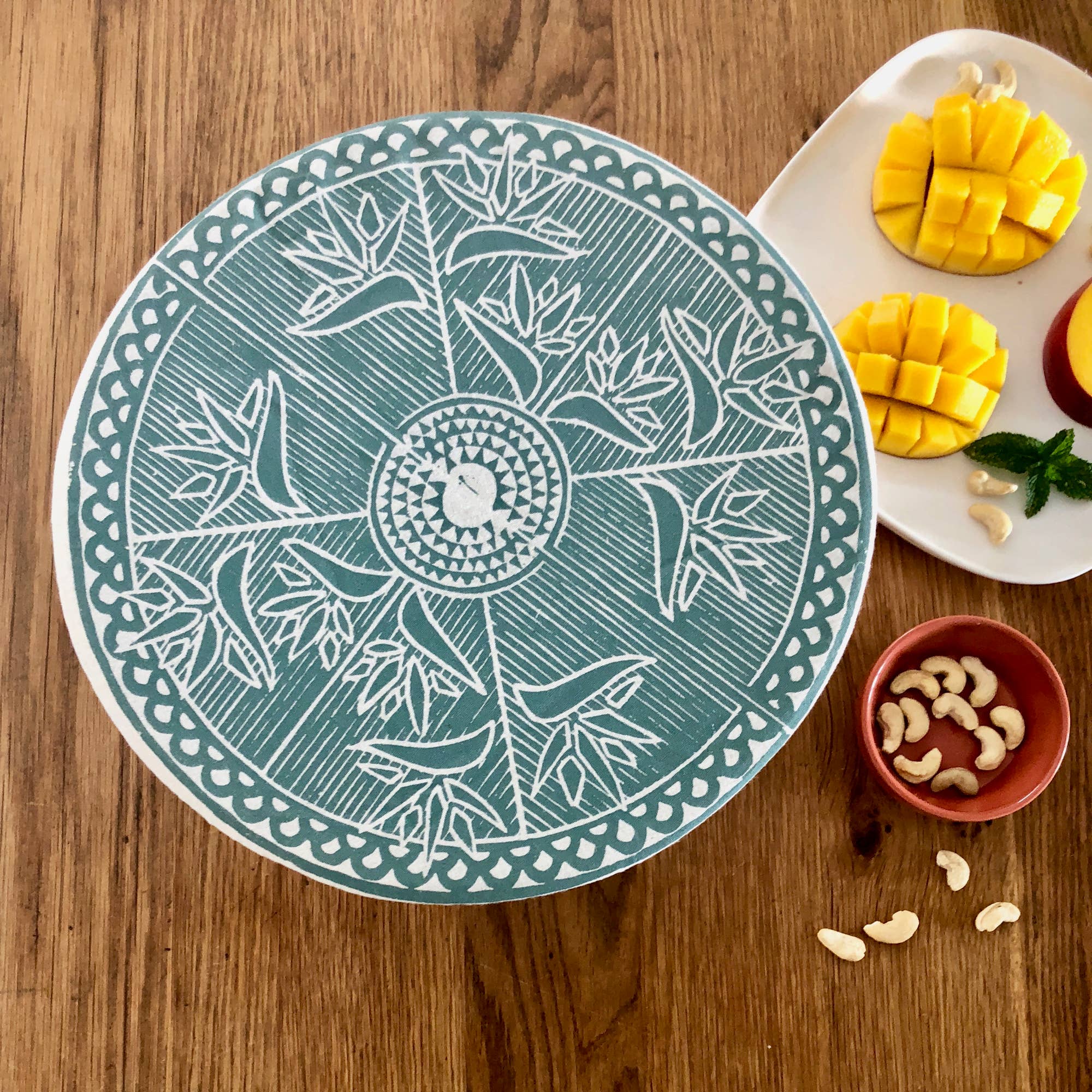 Safari Print Dish and Bowl Cover | Extra Large