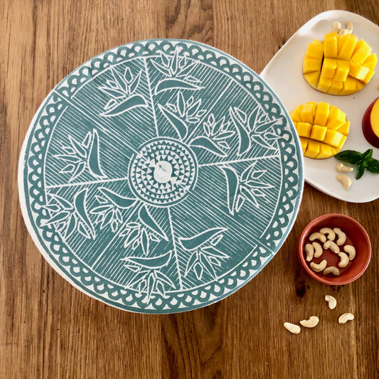 Safari Print Dish and Bowl Cover - Extra Large