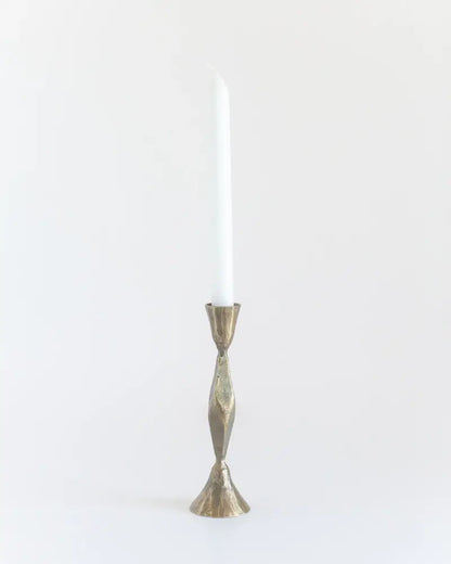High Diamond Hand-Forged Iron Candle Stand