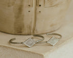 Kya Cuff | White Brass