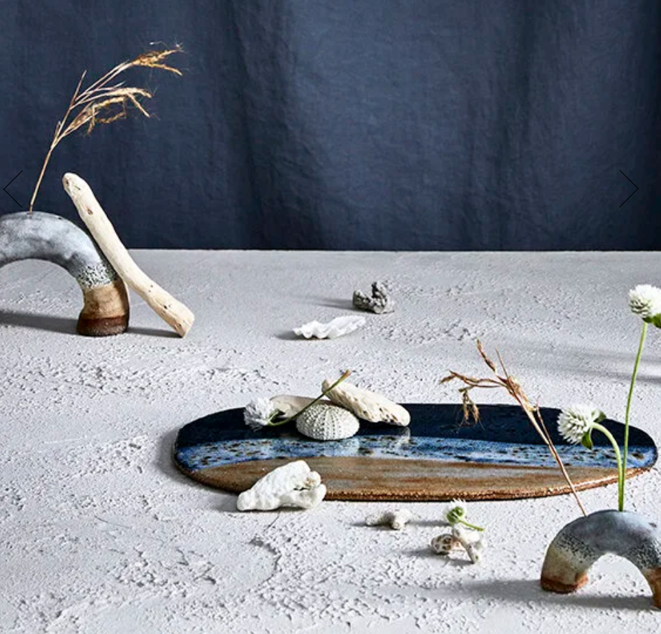Stoneware Slab Platter