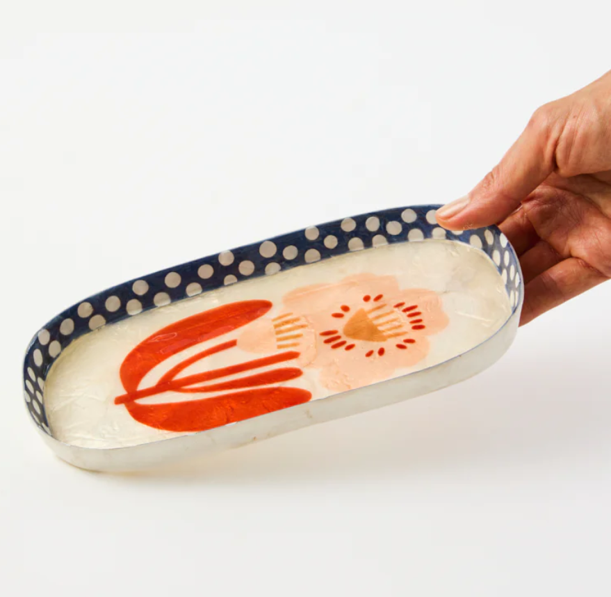 Paradis Flower Tray | Pink