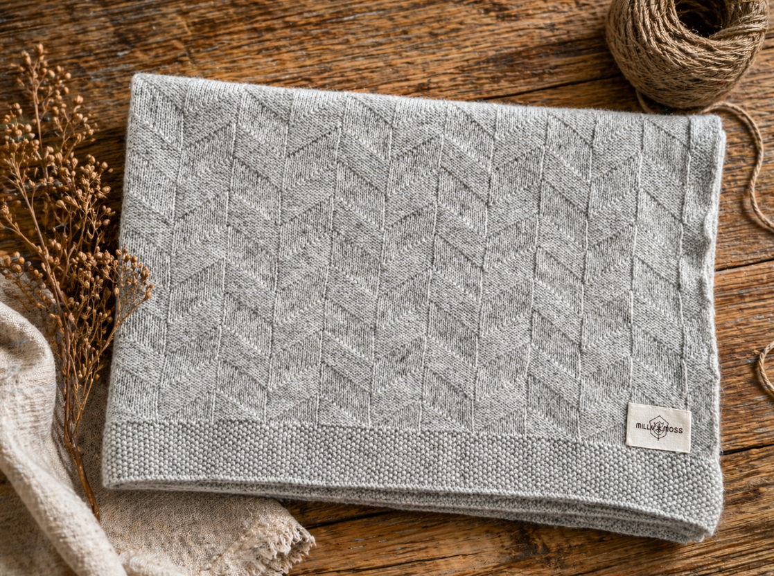 Milly & Moss Pure Cashmere Baby Blanket