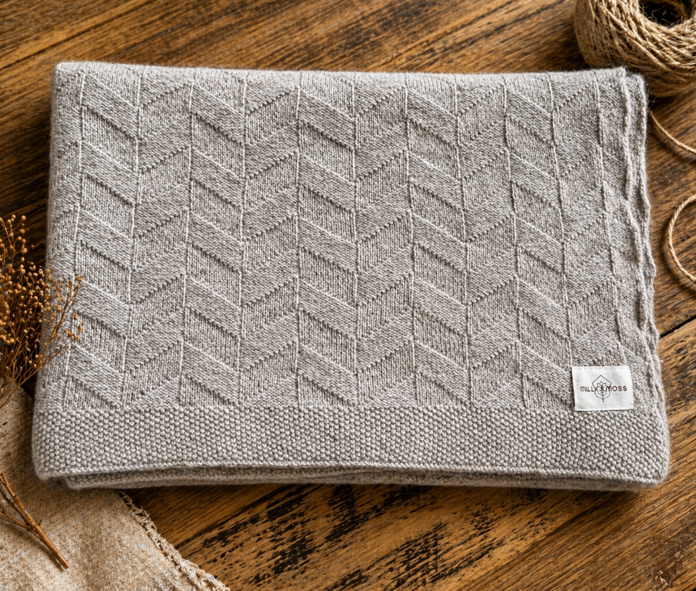 Milly & Moss Pure Cashmere Baby Blanket