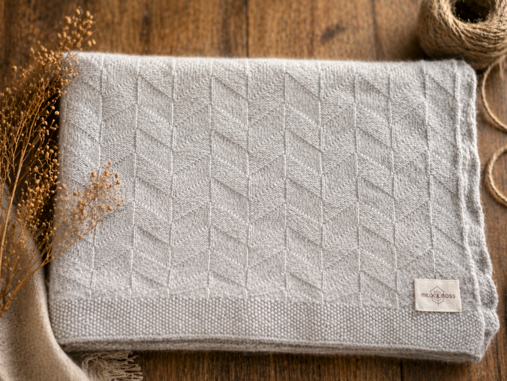 Milly & Moss Pure Cashmere Baby Blanket