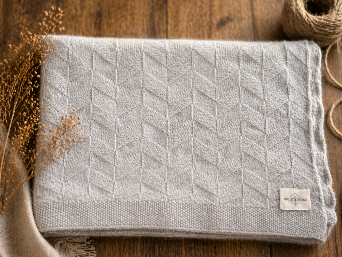 Milly & Moss Pure Cashmere Baby Blanket