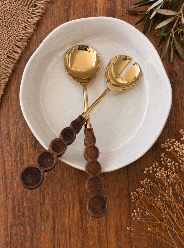 Salad Servers | Gold