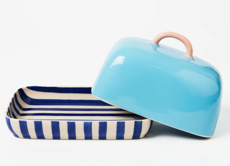 Bloomie Butter Dish | Blue