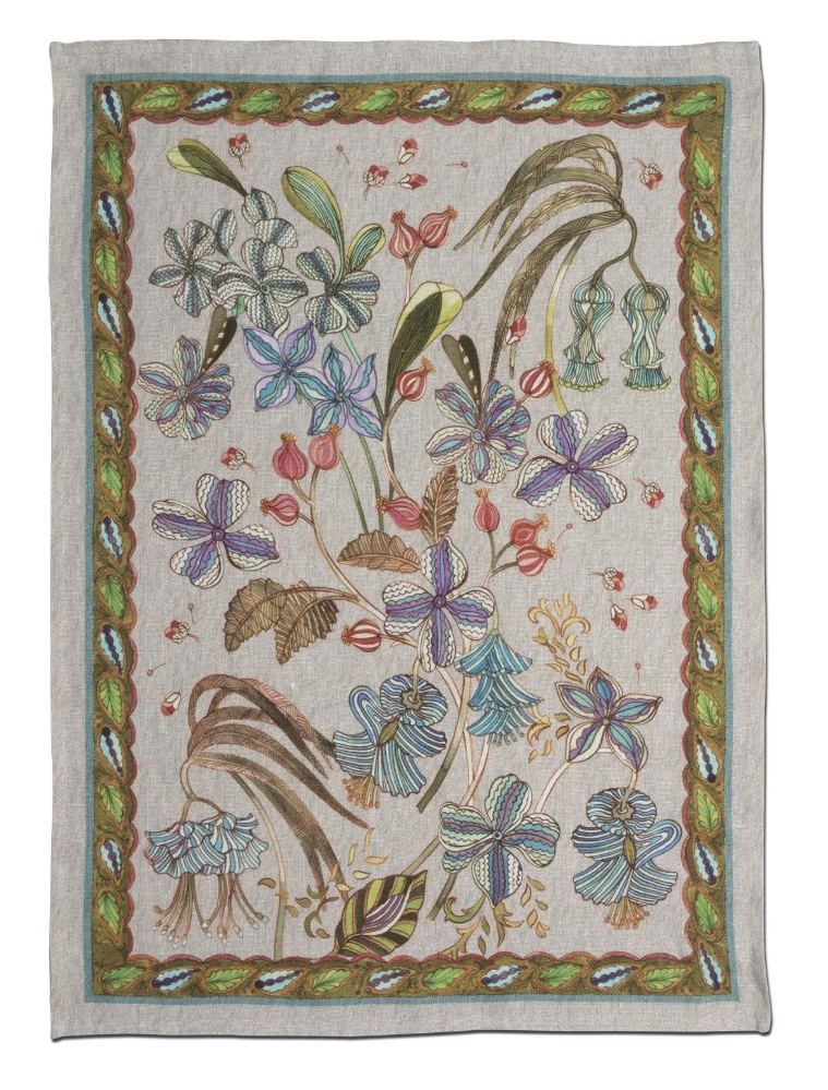 Occitane Lino Linen Kitchen Towel