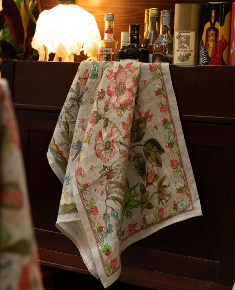 Occitane Lino Linen Kitchen Towel