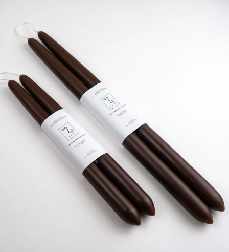 beeswax dipped taper candles, 10 inch, all natural handmade"