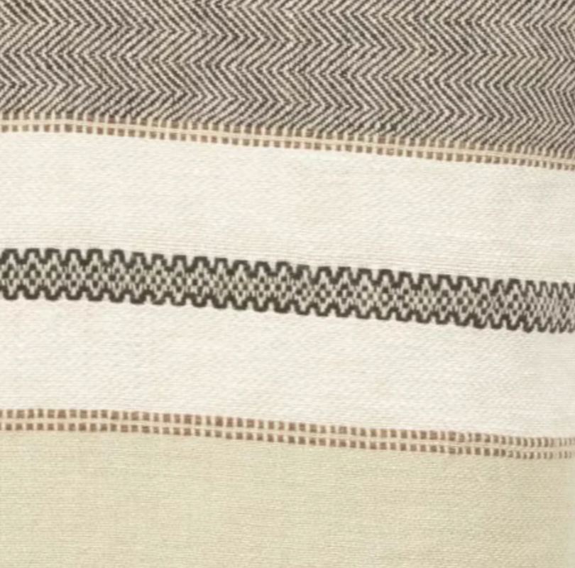 The Belgian Pillow Pillow Cover | Beeswax Stripe