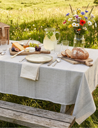 Sea Salt Handwoven Table Cloth